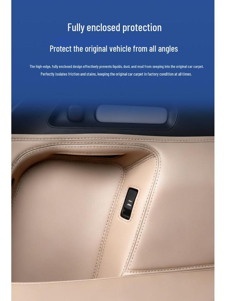 BYD N8L Trunk Mat: Special Surround Tail Box Protection, Anti-dirty Interior Mat