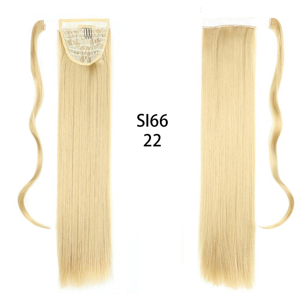 Long Straight Clip In Hair Tail False Hair Ponytail Hairpiece With Hairpins Synthetic Hair Pony Tail Hair Extension
