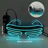 Colorful Luminous Glasses for Music Bar KTV Christmas Valentine's Day Party Decoration LED Goggles Festival Performance Props