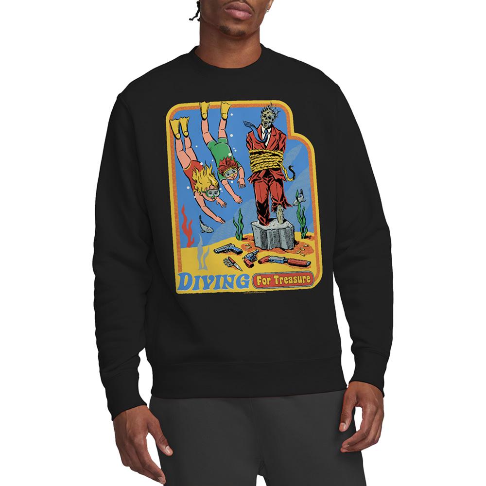 Steven Rhodes Unisex Adult Diving For Treasure Sweatshirt