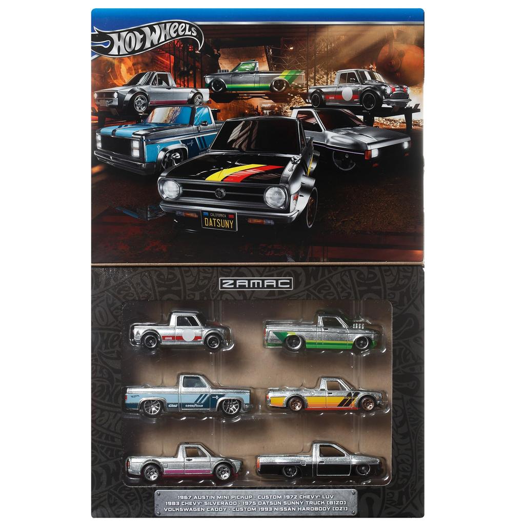 Hot Wheels Zamak Multipack Vehicle Toy Mini 6 Ages 3 and Silver HRX57 Car, Cars, Up,