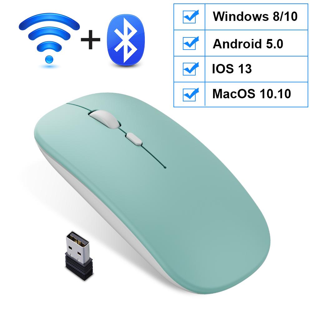 Wireless Mouse Bluetooth Mouse Rechargeable Computer Mice Ergonomic Silent Usb Optical Mause Gamer For Laptop Accessories Pc