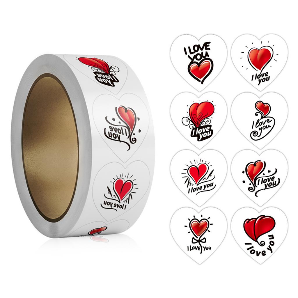 Самоклеящаяся наклейка в виде сердца 2,5 см, простая в использовании для пар, студентов и любителей рукоделия, разнообразные декоративные потребности