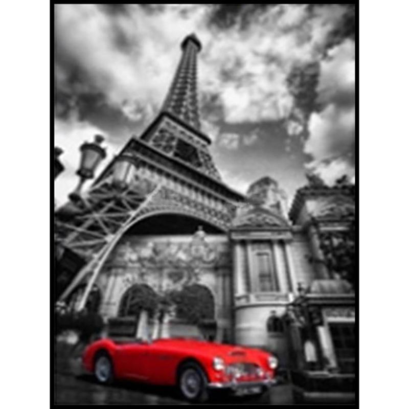 Full Round DIY 5D Diamond Painting Red and Black Diamond Embroidery Cross Stitch Woman Rhinestone Mosaic Home Decoration