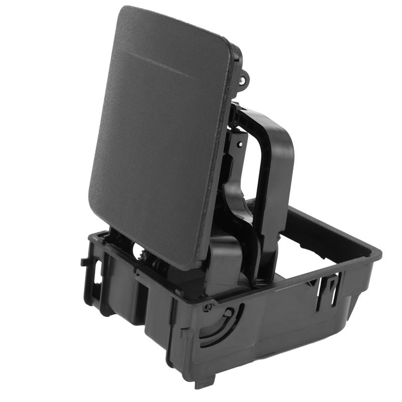 2018 Black Central Armrest Rear Cup Holder For Jetta 5 Golf 5 6 Rabbit EOS