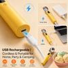Подогреваемая ложка для мороженого, с USB-зарядкой, 3 режима температуры, из нержавеющей стали 304 для дома