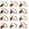 Enamel Vintage Cloisonne Bangle Traditional Women's Hand Bracelet Flower Bangle  Ladies