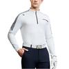 Fila Поло с длинным рукавом Golf Series Color Block Elite Мужские топы Нефритово-белый A11M415202FWT
