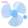 Household Plastic Fan Blade Three/Five Leaves with Nut Cover for Standing Pedestal Fan Table Fanner General Accessories