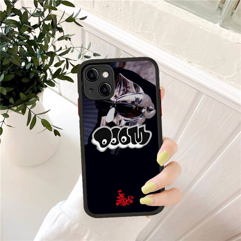 MF DOOM Phone Case for iPhone 16 15 14 11 12 13 Pro Max X XS Translucent Matte Cover