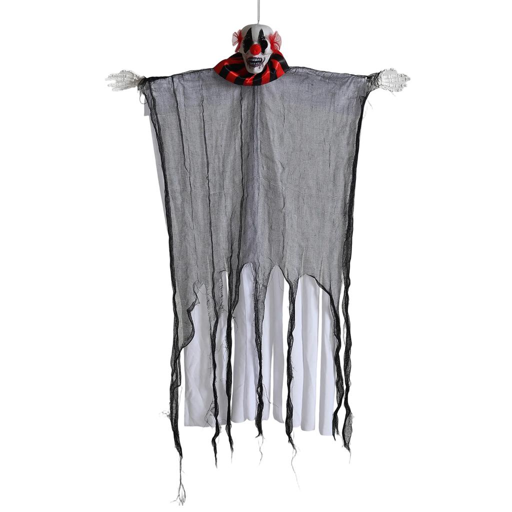 Хэллоуин Подвесной Скелет Реквизит Жуткий Страшный Реквизит для Дома с Привидениями для Уличного Крыльца Патио Дерева