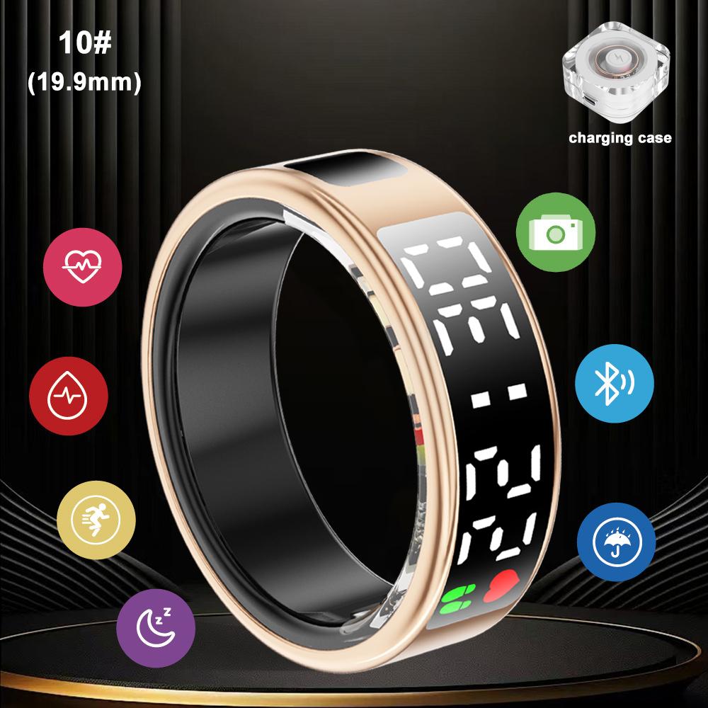 2025 Смарт-кольцо для сна, монитор сердечного ритма, IP68, водонепроницаемый, Bluetooth 5.0, несколько спортивных режимов для мужчин и женщин, Android IOS