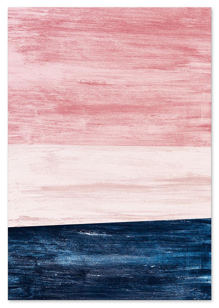 Плакат абстрактная геометрия горизонта