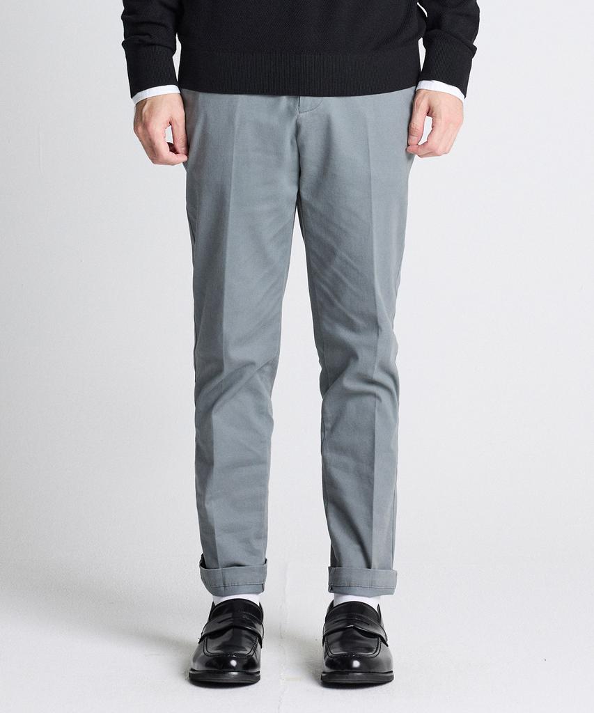 STCO Diems Washed Cotton Comfort Chino Pants Grey (Tapered Fit)_Dpawz02Csg