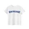 Brand Foreign Trade 2026 Summer New Style Big Kids' Tops with Letter Print, Children's Loose Cotton Round Neck Short-Sleeve T-Shirt