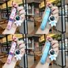Adorable Cartoon Astronaut Silicone Keychain Cute Couple Bag Charm Creative Gift
