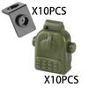 MOC Военные Солдаты SWAT Строительные Блоки Набор Аксессуаров Медицинская Аптечка Жилет Рюкзак Кубики Детский Подарок