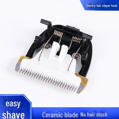 Машинка для стрижки волос с керамическими лезвиями и аксессуарами включает в себя обычные насадки для универсального ухода.