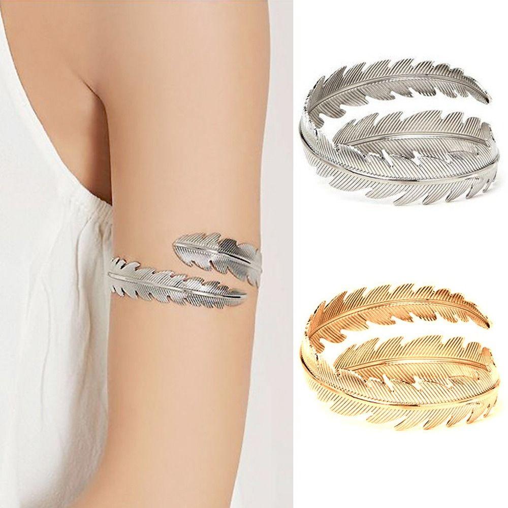 Zinc Zinc Alloy Wide Open Arm Cuff Hollow Out Exaggerated Bangle Cuff Bangle Bracelets for Women  Party
