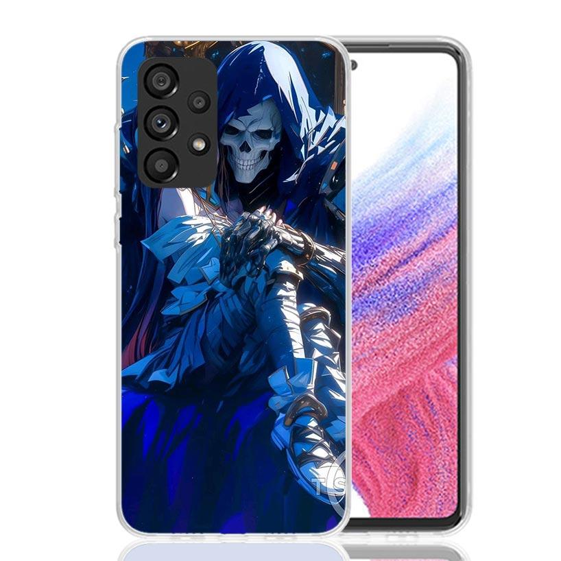 Чехол для телефона с персонажем Альбедо из аниме Overlord для Samsung Galaxy A17 A16 A14 A15 A13 A57 A56 A54 A55 A53 A37 A36 A34 A35 A33 A26 A24 A25 A23