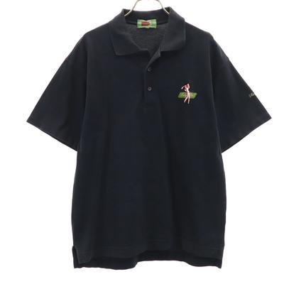 KENZO GOLF 90-е Сделано в Японии Старое Поло с коротким рукавом 3 ткани пике Мужское Б/У