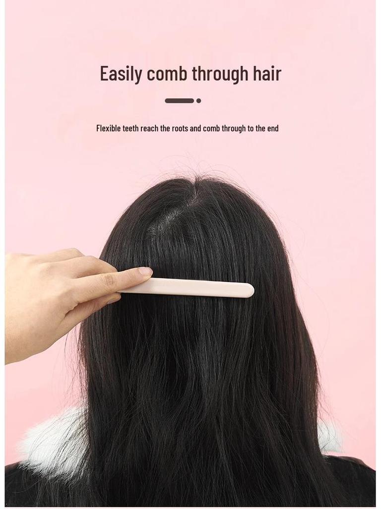 Портативная мини-складная расческа для детей и взрослых - Идеальна для плетения кос, с мелкими зубьями для челки, удобна для путешествий