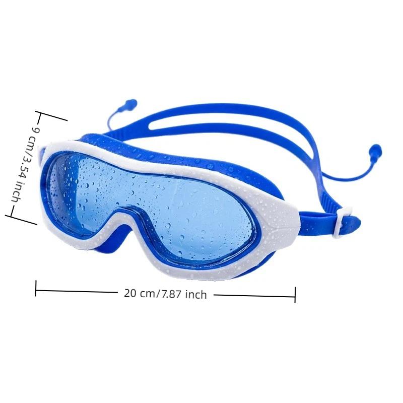 Silicone Large Frame HD Anti Fog Adjustable Swimming Goggles Diving Eyewear Adult Men Women2