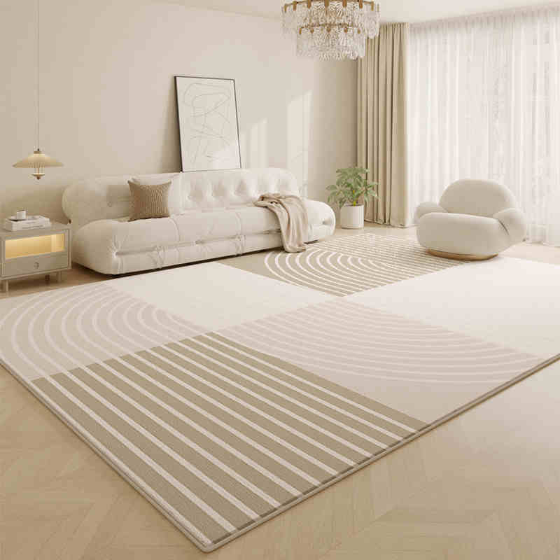Living Room Carpet Cream Style High-Grade Imitation Cashmere Carpet Autumn/Winter Coffee Table Rug Bedroom Rug
