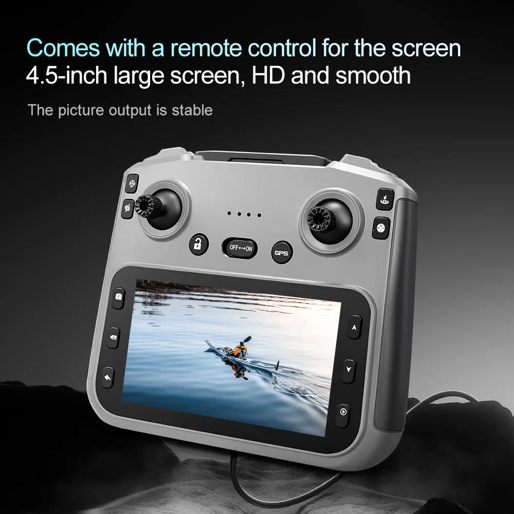 2025 NEW V168 Upgraded Screen Controll Drone 8K Camera 5G Image Transmission With Obstacle Avoidance Brushless Motor Quadcopter Toy