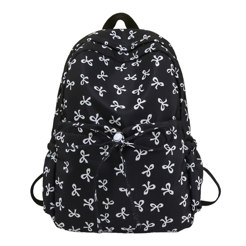 Bowknot New Style Backpack Travel Multifunctional Backpack Large Capacity Computer Backpack Leisure Backpack Commuting Sports