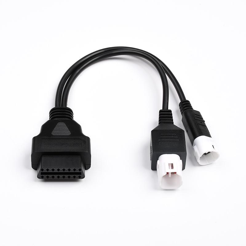 Адаптер для мотоцикла Yamaha/Honda: 3, 4, 6-контактный кабель OBD 16-контактный