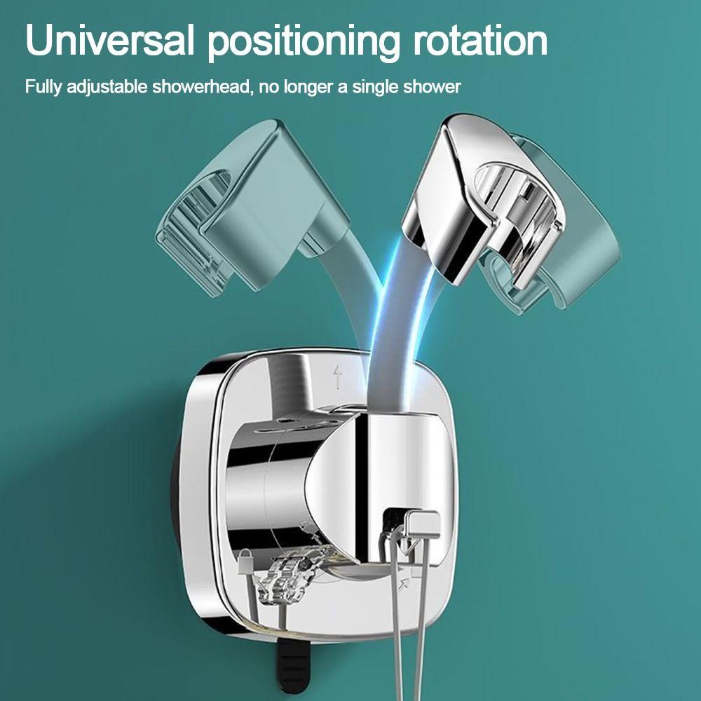 Relocatable Showerhead Bracket Adjustable Sprayer Fixed Base  Bathroom Accessories