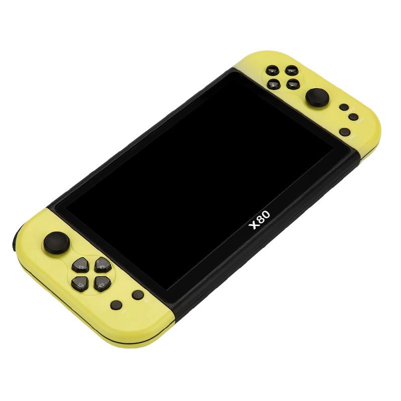 Игровая консоль X80: 7-дюймовая портативная HD-консоль с PSP, GBA и классическими аркадными играми