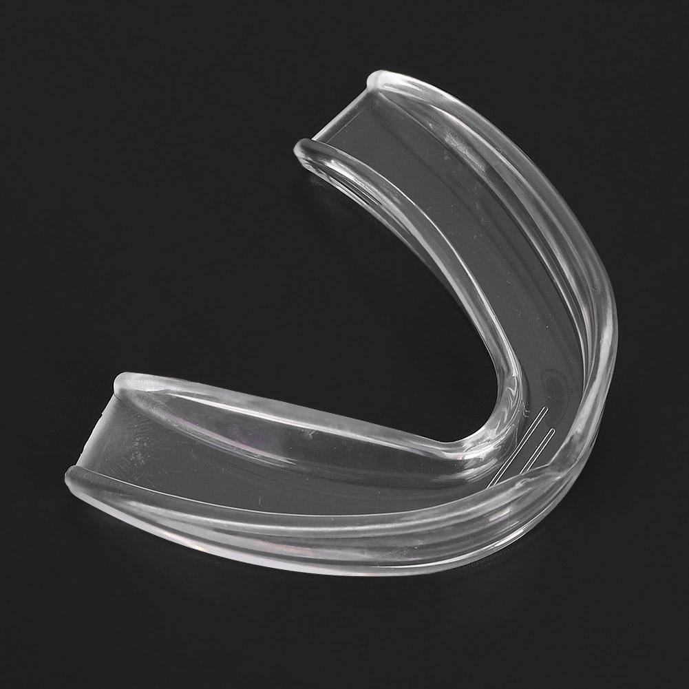 Прозрачная капа для взрослых детей, защита зубов для бокса, баскетбола, регби (S)