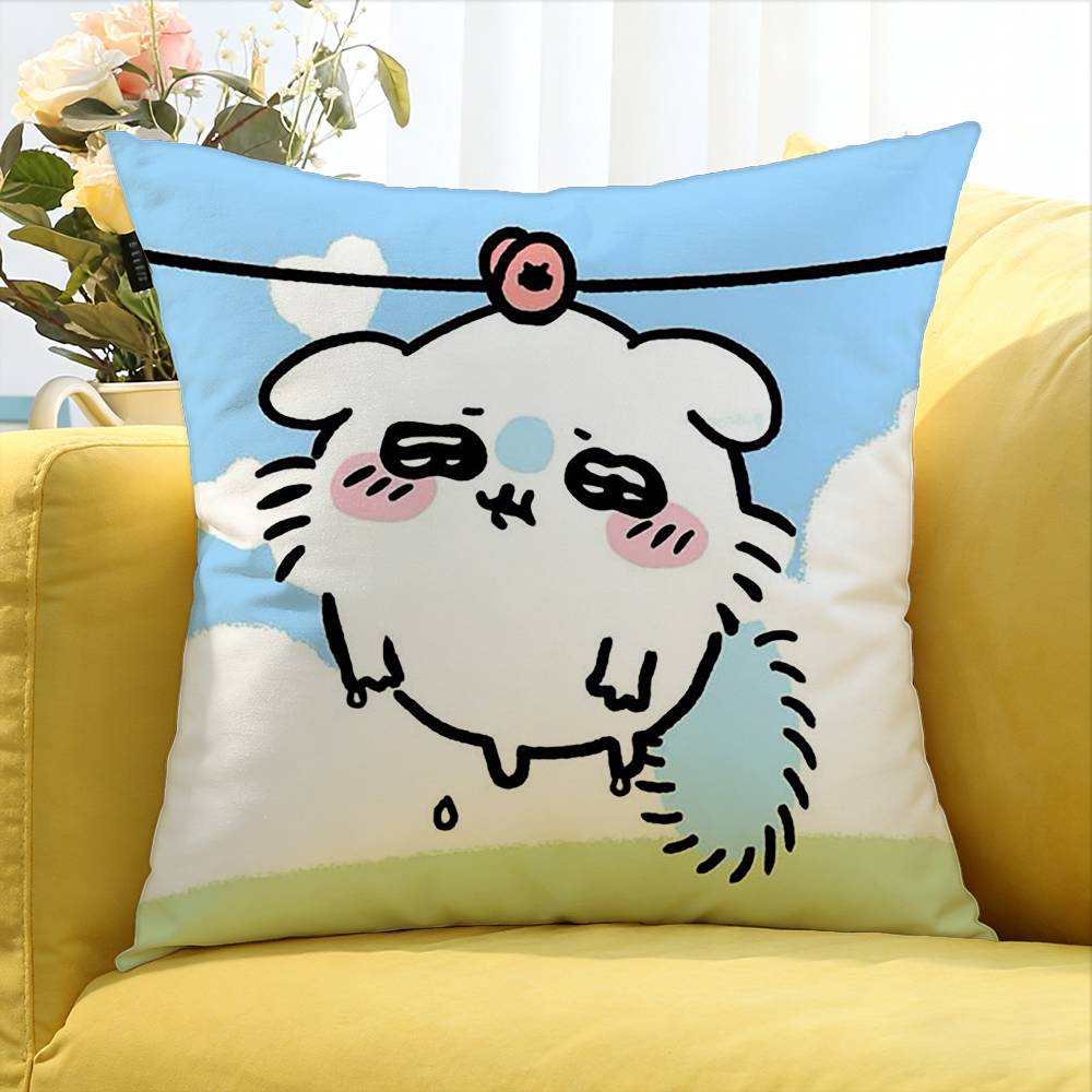 Cute Cartoon Mmomongas Various Sizes Square Pillow Case For Car Home Bedchamber Decor