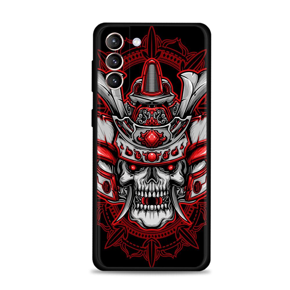 Чехол для Samsung Galaxy S22 S21 S20 Ultra FE S10 S9 S8 Plus S10e Note 20Ultra 10Plus, чехол Funda Japan Samurai Oni Mask Shell