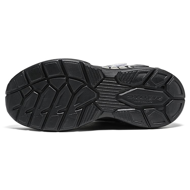 Skechers Light Storm Удобные Универсальные Уличная Мода Детская Повседневная Обувь Детские кроссовки Черно-белые 400151L-WBK