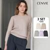 Senbi Holgarment Waffle Hoodie Knit