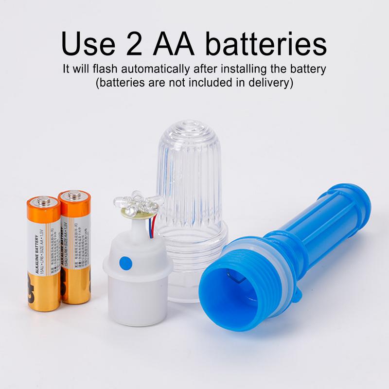 Морской сигнальный огонь Водонепроницаемый светодиодный рыболовный огонь Рыболовный двойной проблесковый маяк Сигнальный огонь буя Водонепроницаемый сетевой проблесковый предупреждающий огонь