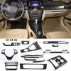 Для BMW 3 серии E90 2005-2012 ABS Карбоновое волокно Декоративные наклейки на интерьер Панель приборов Консоль Селектор передач Ручка двери Отделка