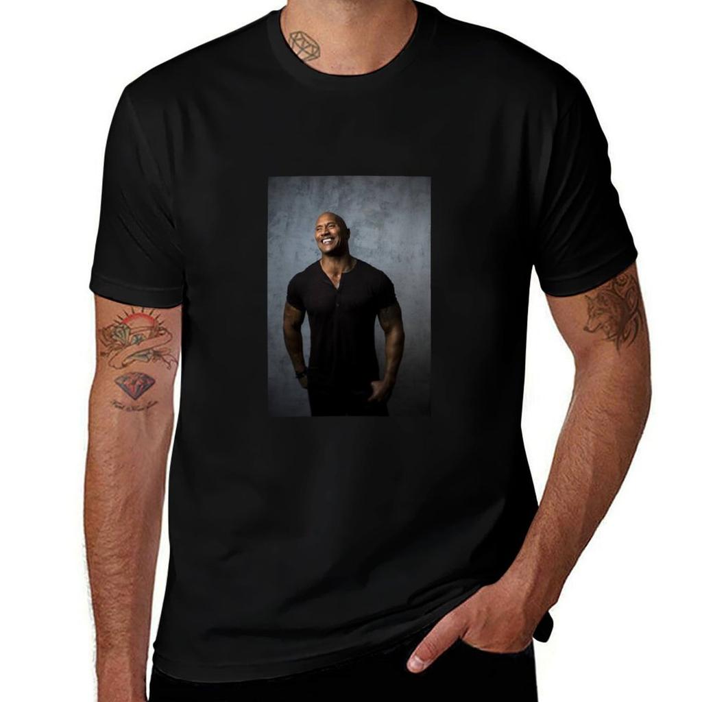 Dwaynejohnson Tshirt Large Size Soft Cotton Tshirt