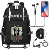 Kaiju 8 Printed USB Port Teen Student Backpack Casual Large Capacity Travel Daypack