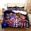Ночи у Пяти Фредди 3D Мультяшный Роскошный Постельный Комплект Пододеяльник Наволочка