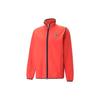 Puma Сплошной цвет с принтом и воротником-стойкой на молнии Толстовка унисекс Красный 538809-79