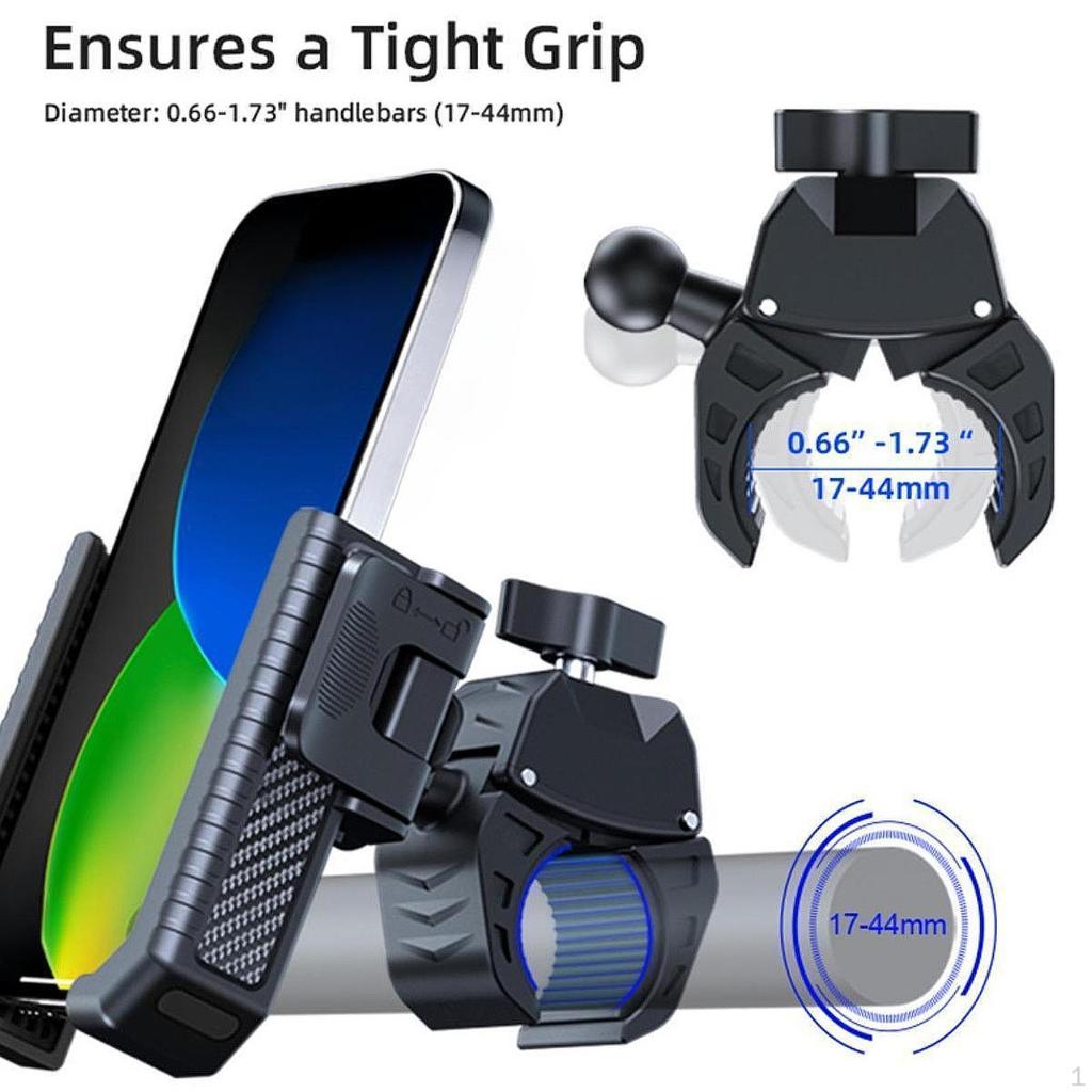 Держатель для телефона на велосипеде, крепление для смартфона на мотоцикле с диагональю 4,5–7 дюймов, прочные электрические скутеры премиум-класса