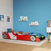 Kids Race Car Bed - VIDAXL - 90 X 200 Cm - Red - Solid Construction