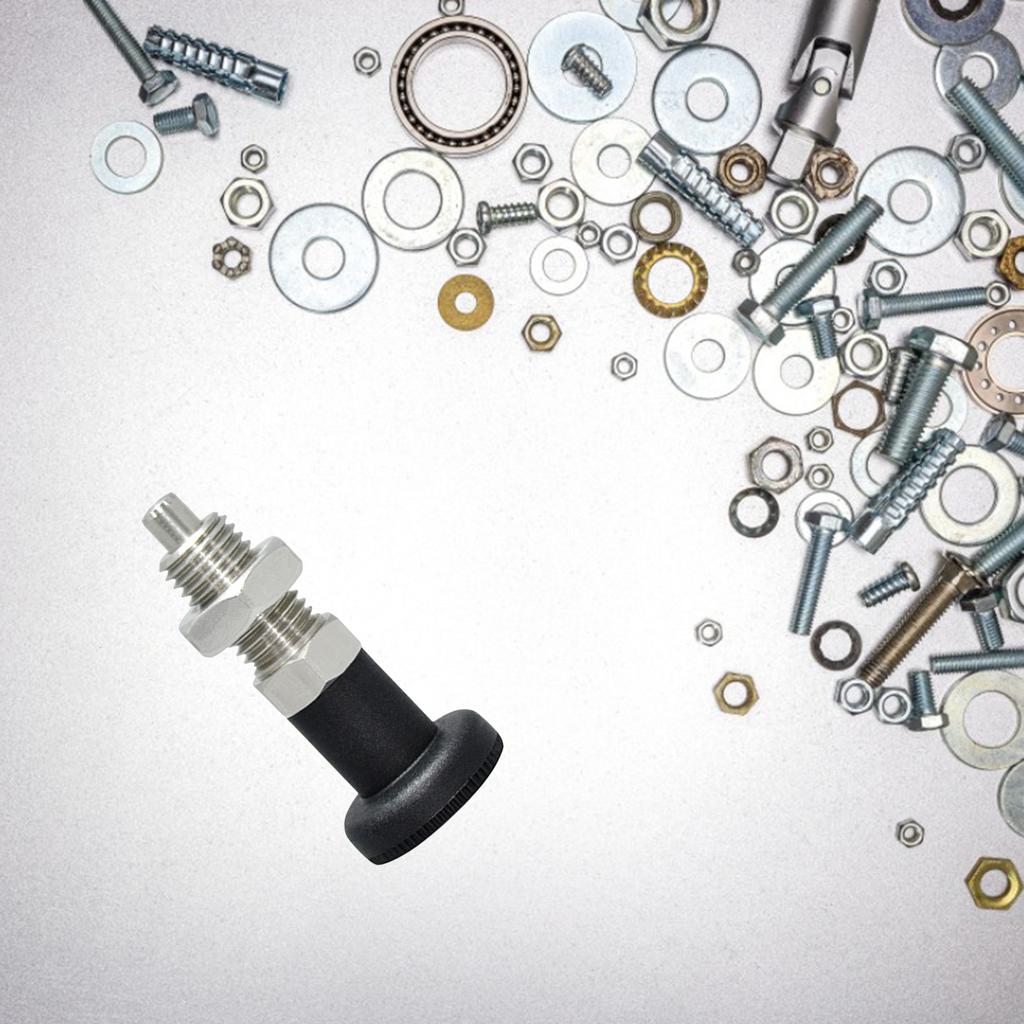 Плунжер с пружинным возвратом, индексирующий плунжер, самоблокирующийся индексирующий штифт, винт с мелкой резьбой, прочный для точного позиционирования