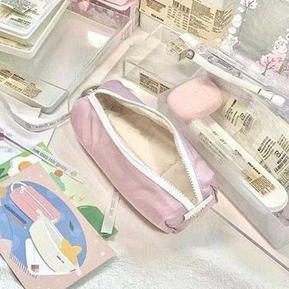 Большая вместимость пенал конфетного цвета пенал для хранения на рабочем столе сумки пенал для ручек сумка для канцелярских принадлежностей высокое качество