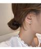 Colorful glazed retro circle earrings for women with a high-end feel, ear loops and ear buckles, 2026 popular jewelry earrings and accessories