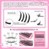 Xiaomi GROINNEYA DIY Lashes Kit Manga Lashes Natural DIY Mixed Tray Lash Clusters Individual Eyelashes Kit with Lash Bond DIY Lashes